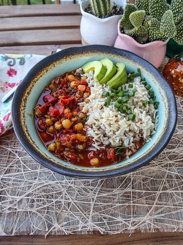 Vegan Instant Pot Chickpea Chili