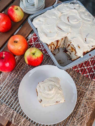 Vegan Apple Cinnamon Sweet Rolls