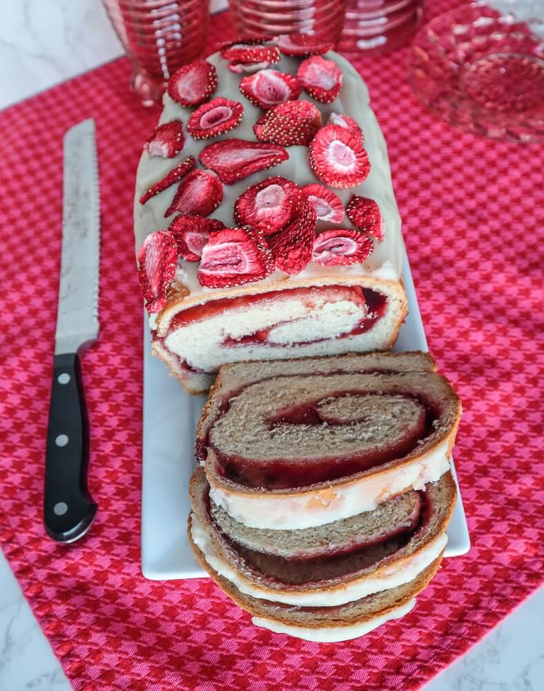 Vegan Berry Swirl Bread