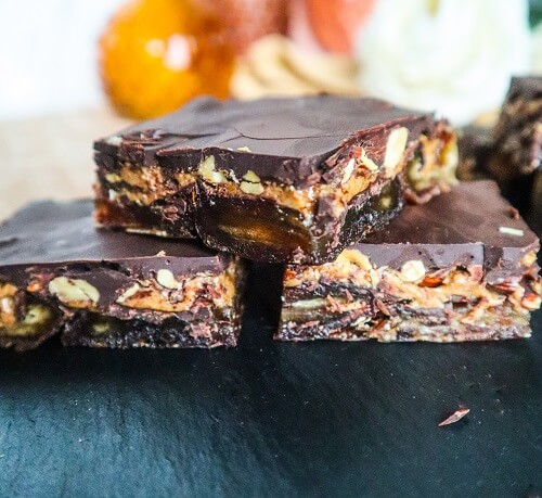 Almond Maple Crunch Date Bark