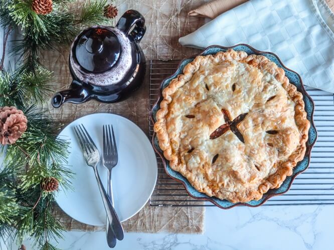 Winter Vegetable Lentil Pie