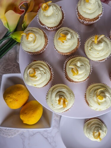 Vegan Lemon Poppy Seed Cupcakes