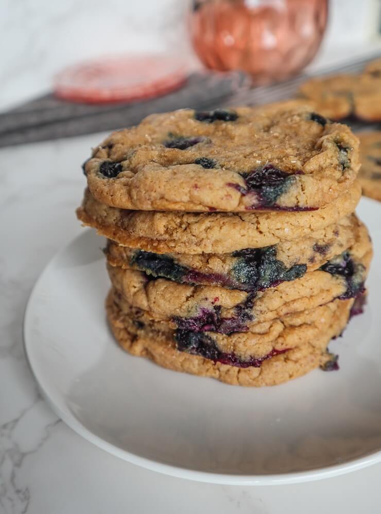 Vegan Blueberry Muffin Cookies